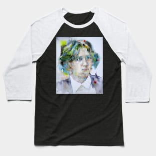 OSCAR WILDE watercolor portrait .13 Baseball T-Shirt